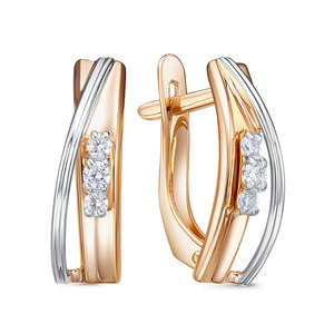 Серьги 1204209 (Au 585)