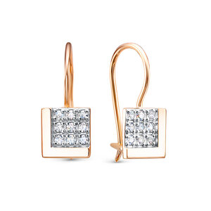 Серьги 1206050 (Au 585)