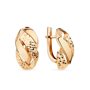 Серьги 002-0663-7100-010 (Au 585)