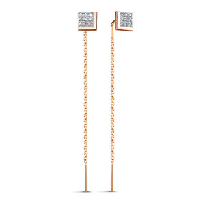 Серьги 1415996 (Au 585)